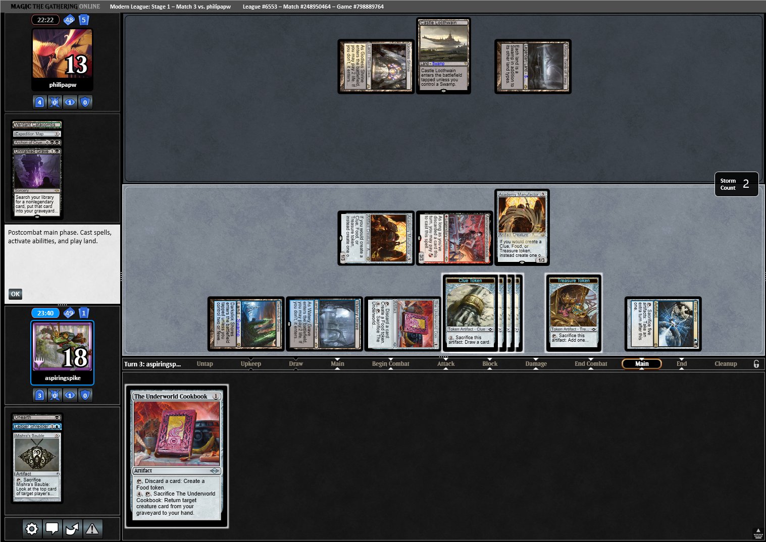 Aspiringspike on Twitter "Turn three infinite turns D (will post list