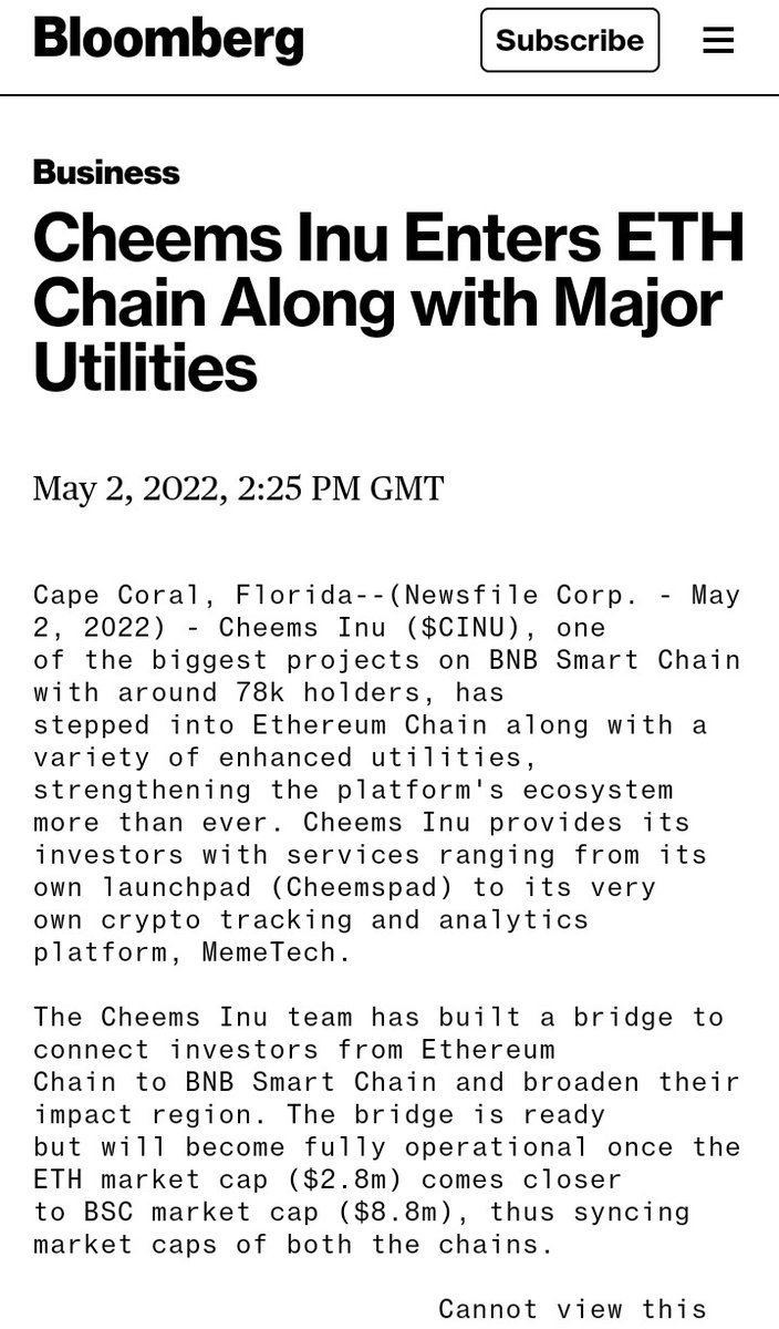 c_dentor's tweet photo. You might wanna check out what #CheemsInu 's building, if your system has failed you.

Remember, you're still early.
Lucky you!!!!

💎💎 💹💹

#CheemsInu #CheemsPad #MemeTech #EthBridge #BuyTheDip #CheemsInuTakeOver #CheemsIsTheNewShib #MemeTechTakeOver https://t.co/C5pZ05zhIY