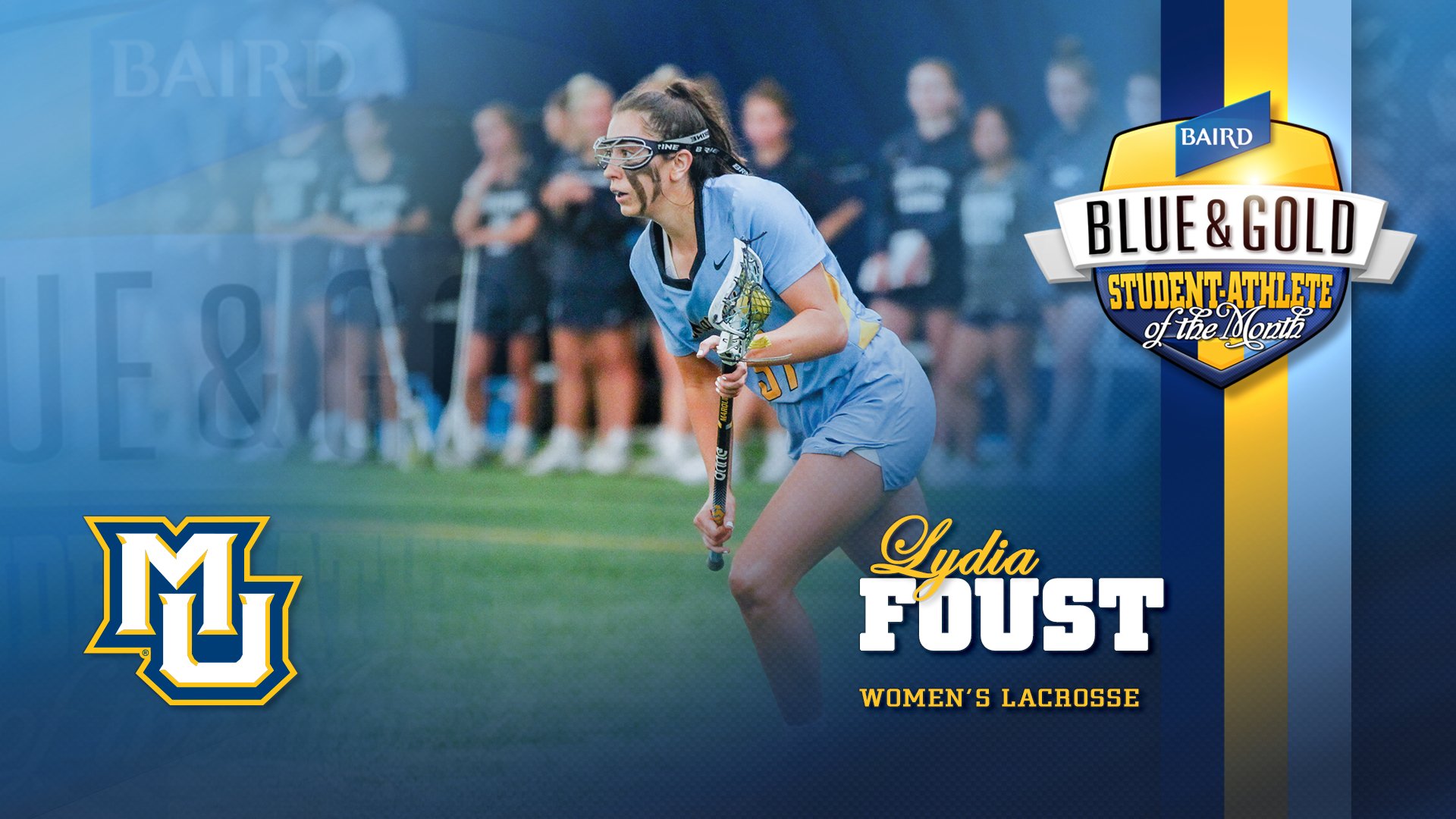 Marquette Athletics on Twitter "Lydia Foust of MarquetteWLax and
