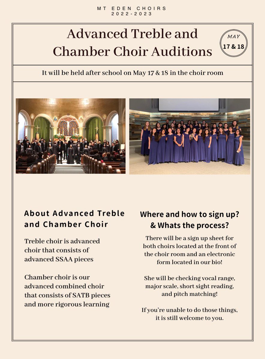 MEHS CHOIRS tweet media