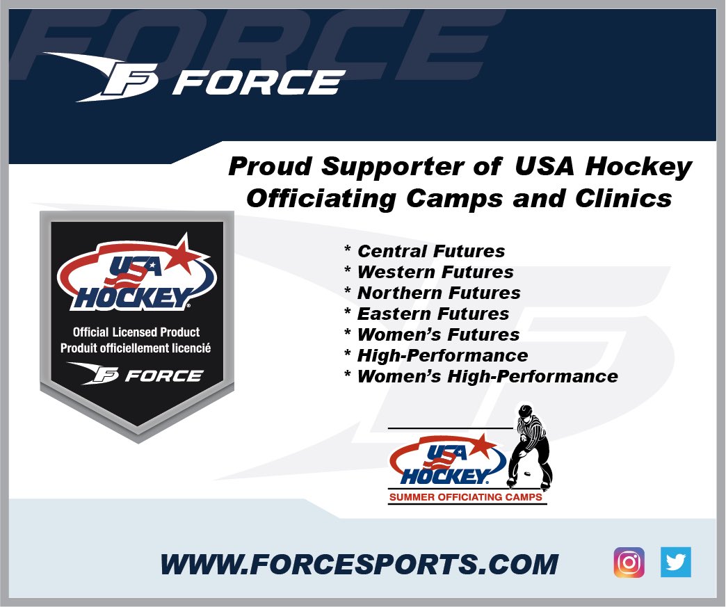 ForceOfficials's tweet image. Force is proud to support USA Hockey officiating camps and clinics. @usahockey