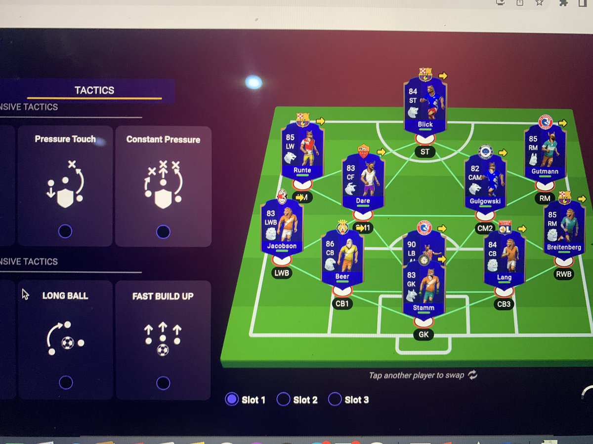 Nokena3's tweet photo. @RikkeiFinance . The formation that made me to win a lot  of the games https://t.co/UuN2B3BUJz