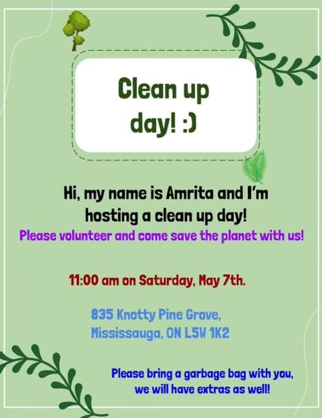 levi_creek's tweet photo. What is Mothers Day without taking care of Mother Earth? Neighbourhood park, Knotty Pine Park clean up by students, parents and community members! Well done Eco Leaders @PDSB_eco @EcoSchoolsCAN https://t.co/X7YXPJvMxV