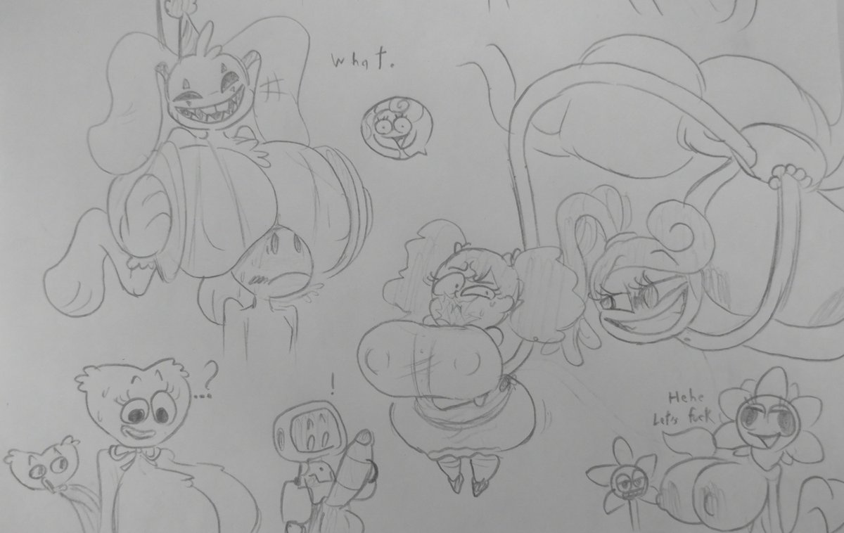 CreativeHands75's tweet photo. So it seems Mommy had 2 scrapped versions of herself, so...let's make that a Triple Trouble (with some bonus doodles too) https://t.co/sgKgqdpPML