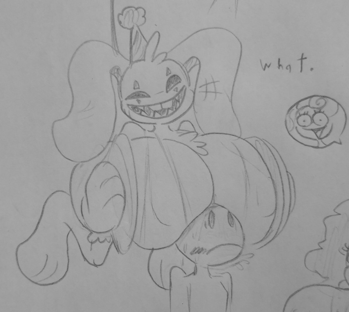 CreativeHands75's tweet photo. So it seems Mommy had 2 scrapped versions of herself, so...let's make that a Triple Trouble (with some bonus doodles too) https://t.co/sgKgqdpPML