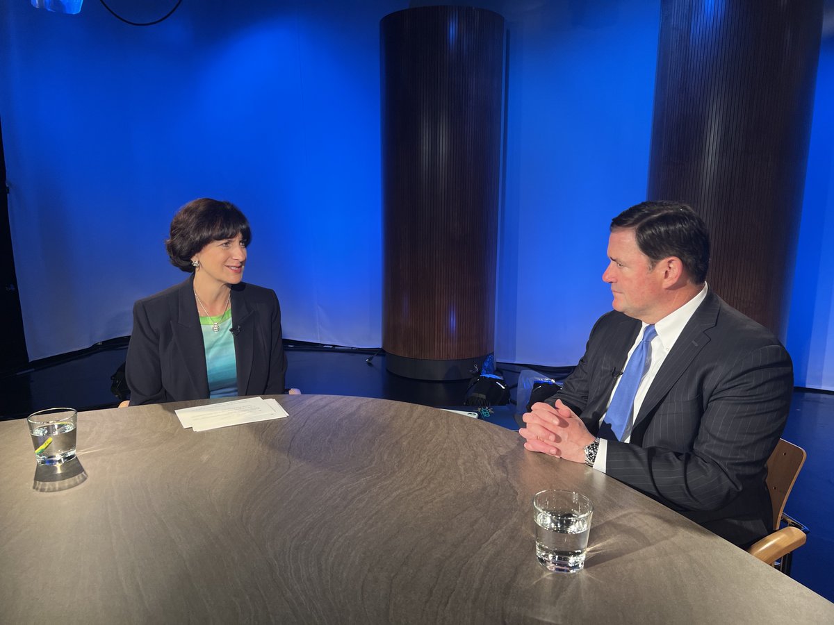DougDucey's tweet photo. Good to chat with @JeanneAllen for the @inPiazza_Pod today about Arizona’s leadership in school choice. @edreform https://t.co/DF2b3aeX1k