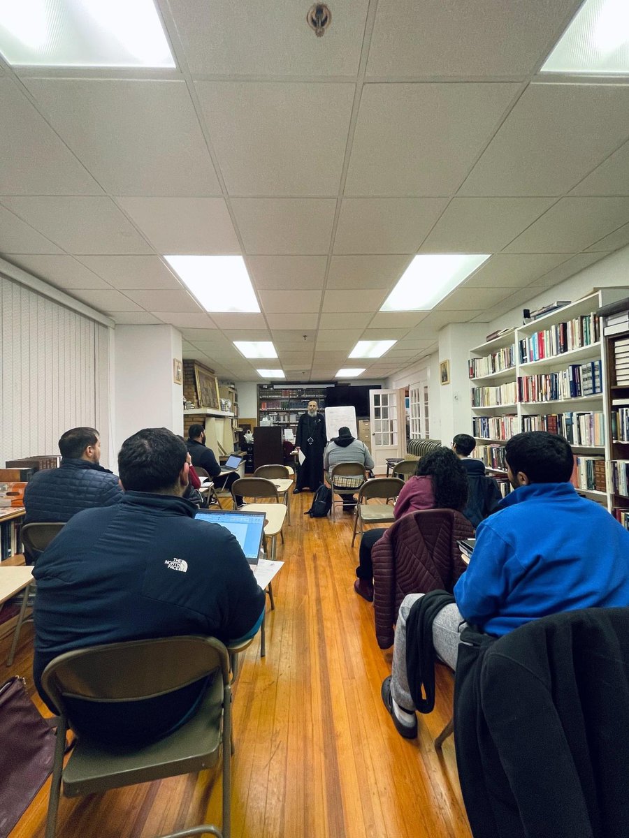 PSIIICOTS's tweet photo. We thank God for the conclusion of our Spring 2022 Semester! 

May God reward our dean, Fr. Athanasius K. Farag, and our professors, Dr. Mary Farag and Mr. Adly Bishai. 

We pray that our enrolled students have benefitted, and hope that you’ll join us for upcoming semesters! https://t.co/wzDtO6eOxV