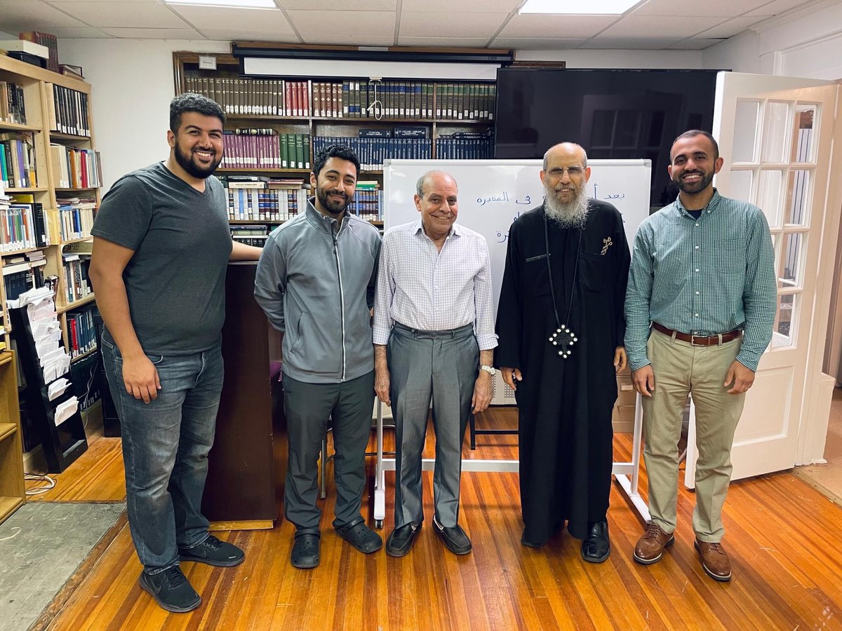PSIIICOTS's tweet photo. We thank God for the conclusion of our Spring 2022 Semester! 

May God reward our dean, Fr. Athanasius K. Farag, and our professors, Dr. Mary Farag and Mr. Adly Bishai. 

We pray that our enrolled students have benefitted, and hope that you’ll join us for upcoming semesters! https://t.co/wzDtO6eOxV