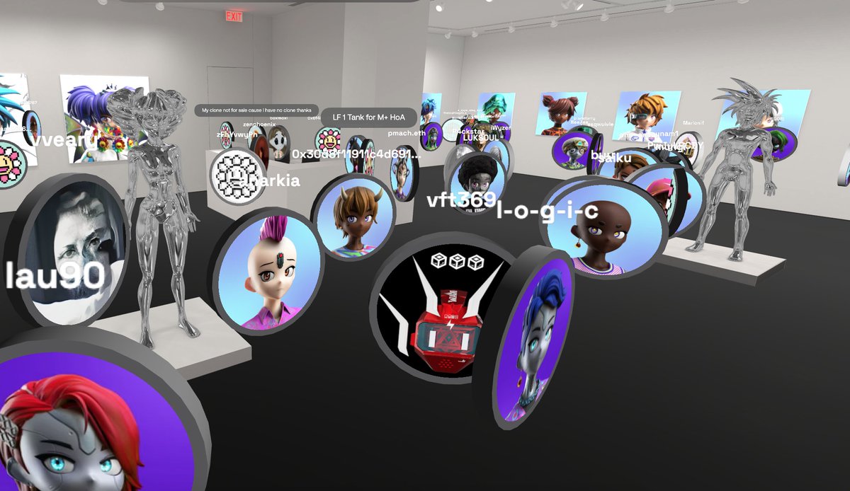 Merging worlds with my fellow #CloneX friends! So stoked <a href="/RTFKT/">RTFKT</a> #NFTs #WomenInNFTs