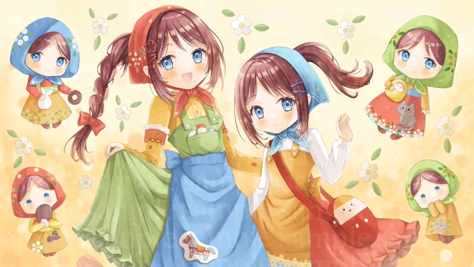 マトリョーシカ擬人化🪆 