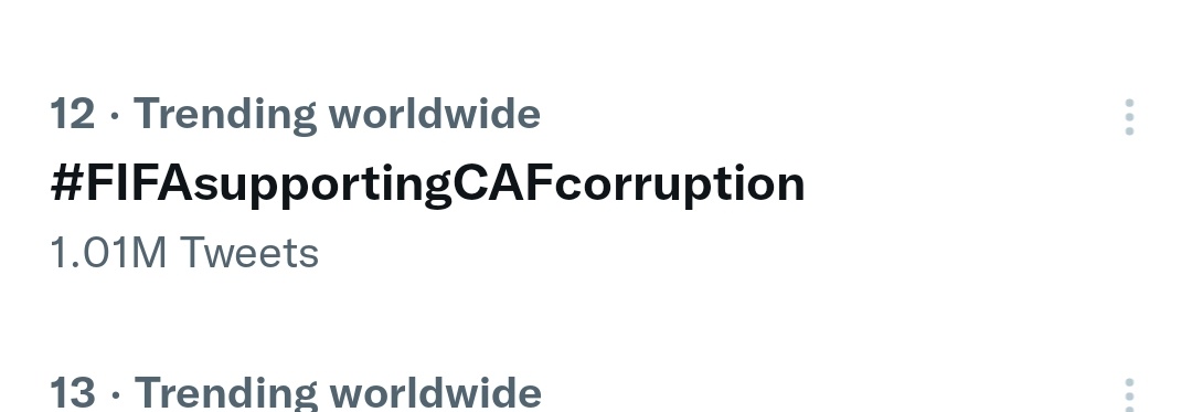 Ammonour's tweet photo. مليونية ضد الفساد لليوم الثالث
جمهور عظيم #FIFAsupportingCAFcorruption
#StopCafCourrption
#CafStincks https://t.co/GxDb3DPpV5