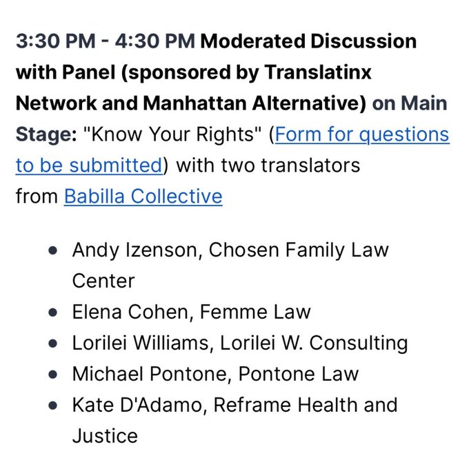 Did you see this incredible panel?!? You can rewatch it or check out the amazing #KnowYourRights resource<a href="/tag/knowyourrights"class="tags"><span>#knowyourrights</span></a>