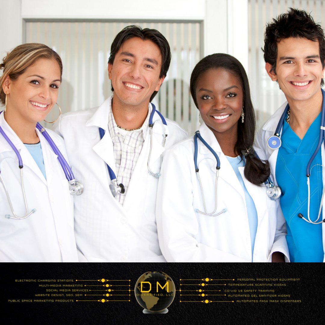 DiversifiedDm's tweet photo. If you are interested in purchasing some of our PPE items for your medical staff, then visit our website at https://t.co/1c8yWeXw0s to learn morei nformation about our products!

#DM #PPE #ProtectYourStaff https://t.co/UVVbGbl5Kc