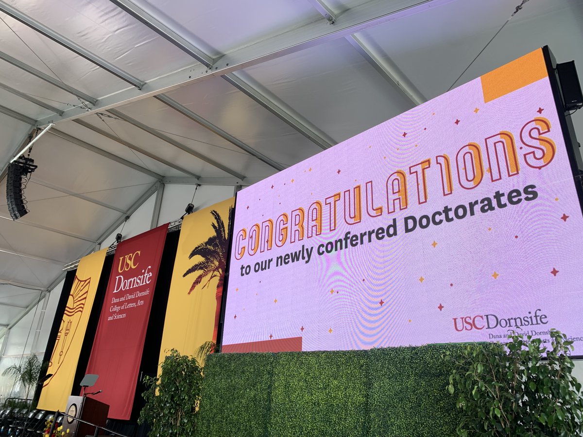 DornsifePhDAcad's tweet photo. Congratulations to all newly conferred Doctorates! 🎓This year's Ph.D. Hooding Ceremony celebrated Ph.D. candidates who defended in 2020, 2021, and 2022. The Dornsife Ph.D. Academy salutes your accomplishments, determination, and perseverance! Fight On! ✌#USCGrad #PhDHooding https://t.co/GckcZ40FjG