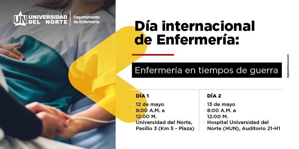UninorteSalud's tweet photo. Los esperamos mañana en el pasillo 3, ubicado entre DuNord Plaza y DuNord Store para conmemorar el Día Internacional de la Enfermería. https://t.co/PBAPyCfcmM