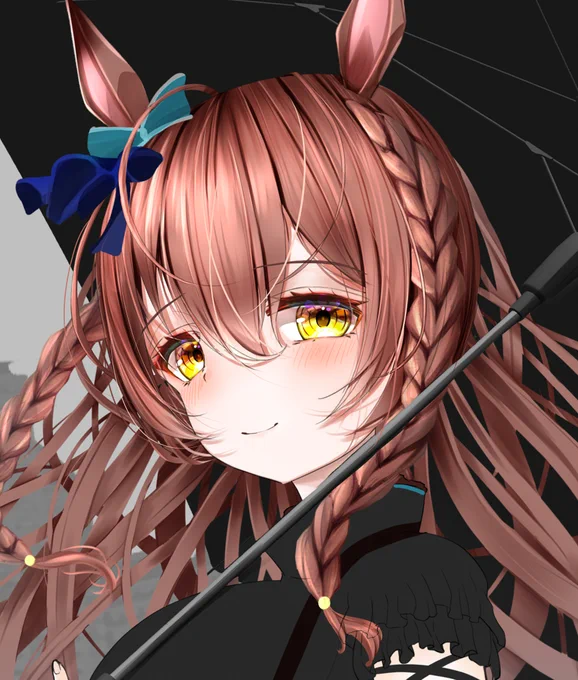 黒ウマ娘wip
影を落とす前のお顔、見てって～ 