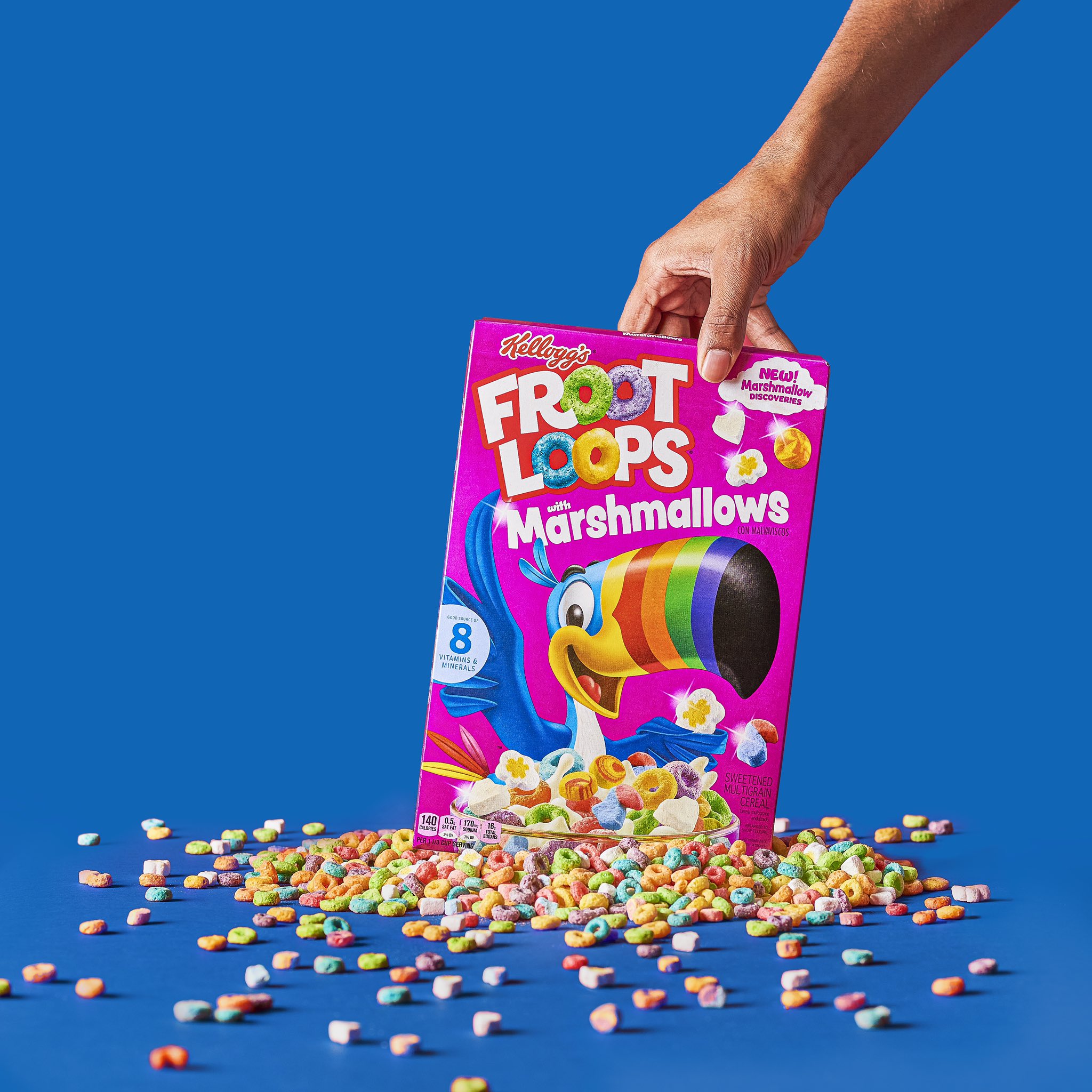 Froot Loops Multigrain Cereal, with Marshmallows, Sweetened