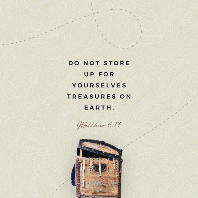 ItsMissYvette's tweet photo. “Do not store up for yourselves treasures on earth, where moths and vermin destroy, and where thieves break in and steal.”
Matthew 6:19 NIV

#Bible #bibleverse #bibleverses #God #JesusSaves #GodIsgood #faith #christian #Love #Hope #grace #HolySpirit #treasure #restore #redeem https://t.co/MXl7LUt6qX