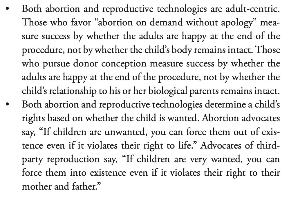 Katy_Faust's tweet photo. #Abortion and #ThirdPartyReproduction (sperm/egg donation &amp; surrogacy) are two side of the same child-commodifying coin. Both are driven by adult "wants" and both violate child rights. 2/2 https://t.co/3ubV7YvukA