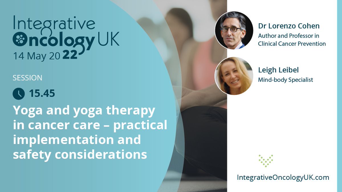 Yoga can help with side effects &amp; improve #cancer patients quality of life however it can cause harm if treatment-induced changes in immune, neurological &amp; musculoskeletal functions aren’t considered Hear 
<a href="/DrLCohen/">Lorenzo Cohen</a> &amp; <a href="/LeighLeibel/">Leigh Leibel</a> at #IOUK: bit.ly/ipmcongress