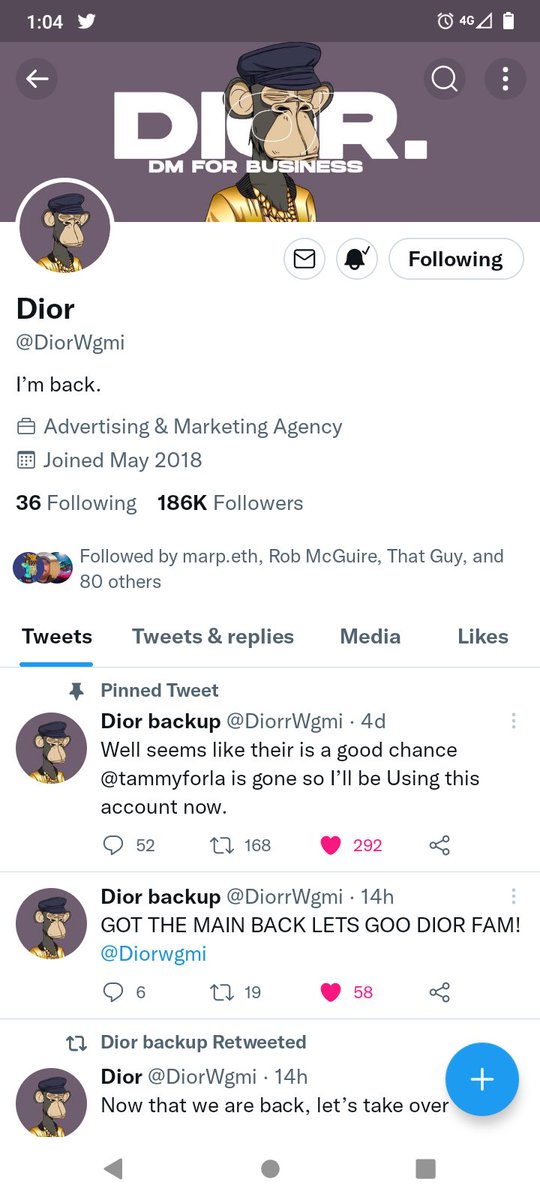 Nicholas408S's tweet photo. @DiorWgmi #DiorArmy lives on!!! https://t.co/giL9sXIC15