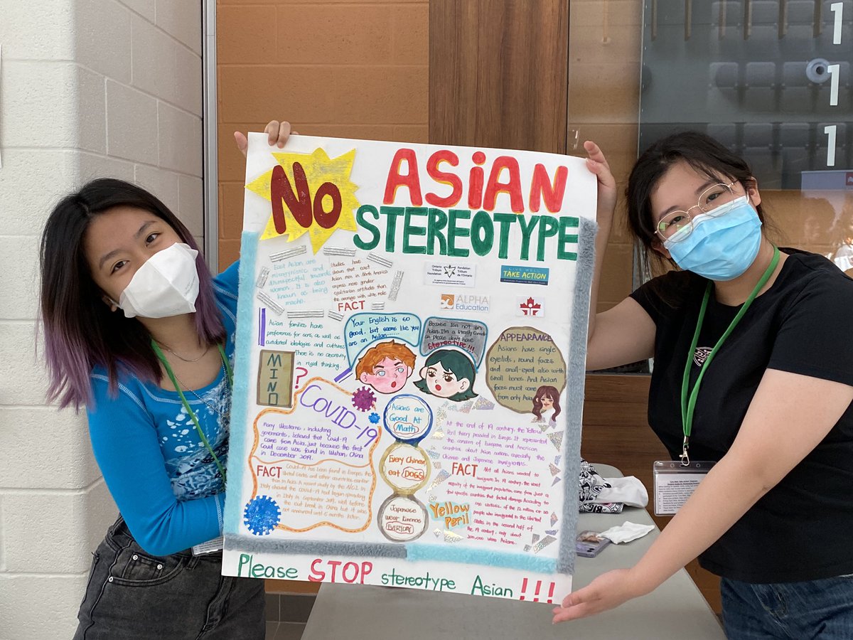 Here’s another taste of our students’ community projects at @BillHogarthSS! Our participants spoke out on stereotypes, newcomer challenges, “comfort women”, mental health & the issue of being white-washed.

#studentvoice #AsianHeritageMonth #ahm @BHSS_SAC @YRDSB https://t.co/80AjwwYtZz.