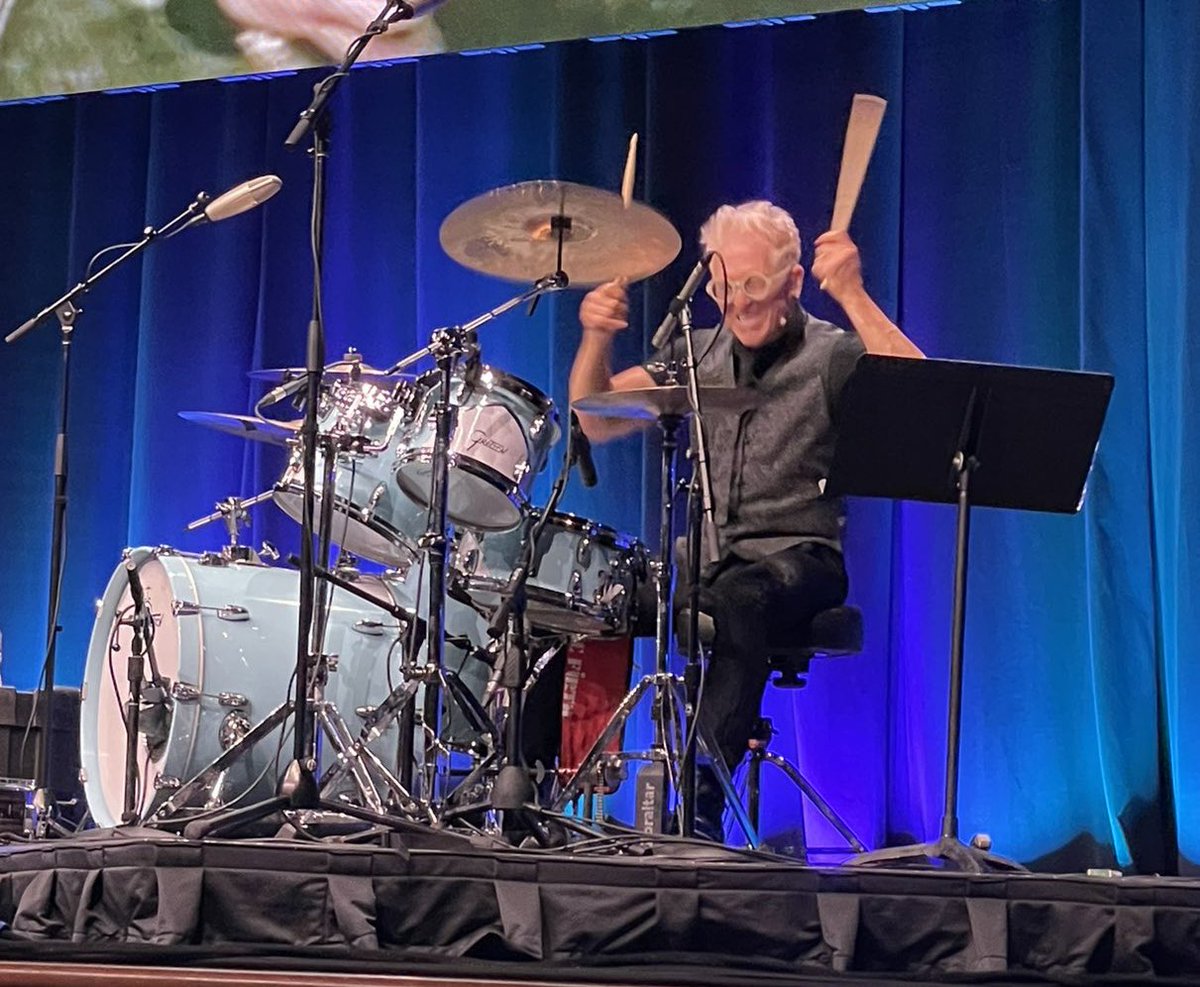 markyplanet's tweet photo. Rocking #secure360 in St. Paul, Minnesota! I had a blast with all of my new friends! 🥁

#keynotespeaker 
#drummer 
#hackingtherockstarattitude 
#stpaul 
#markschulman https://t.co/cqxP9fRngM