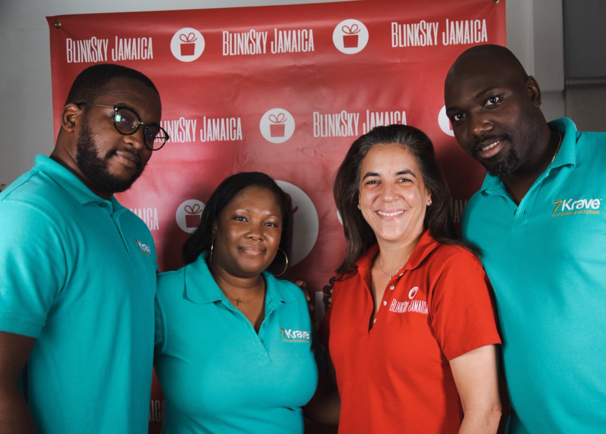blinkskyja's tweet photo. Happy to announce that we have onboarded Jamaican Delivery Giants 7Krave! Gift happiness in a blink from 7krave to your loved ones in Kingston &amp; St.Andrew, St.Catherine &amp; now in Ocho Rios!

What’s your favourite restaurant on the 7Krave app?

#BlinkSkyJa #7Krave https://t.co/0plUj9sSyy