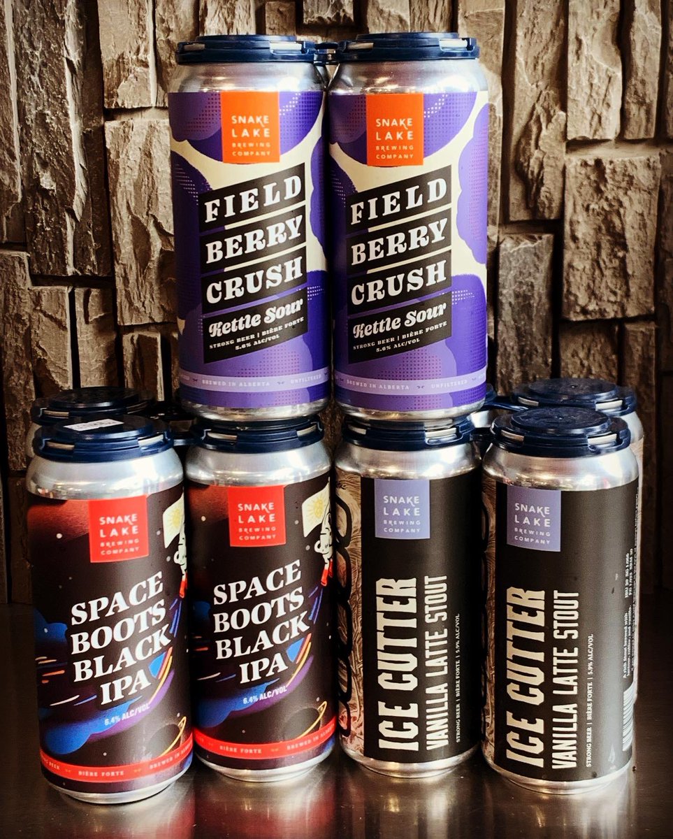 LPSpirits's tweet photo. #BFF…#BeerForFree! This #Friday drop by (3 -7) and sample these beauties from our friends @snakelakebrewco,
#SpaceBoots #BlackIPA
#IceCutter #VanillaLatte #Stout & #FieldBerry #Crush #KettleSour.
#CraftBeer #SylvanLake
#AlbertaCraftBeer
#CanadianCraftBeer
#Cheers 🍻#StAlbert https://t.co/Qu4zTeRMoK