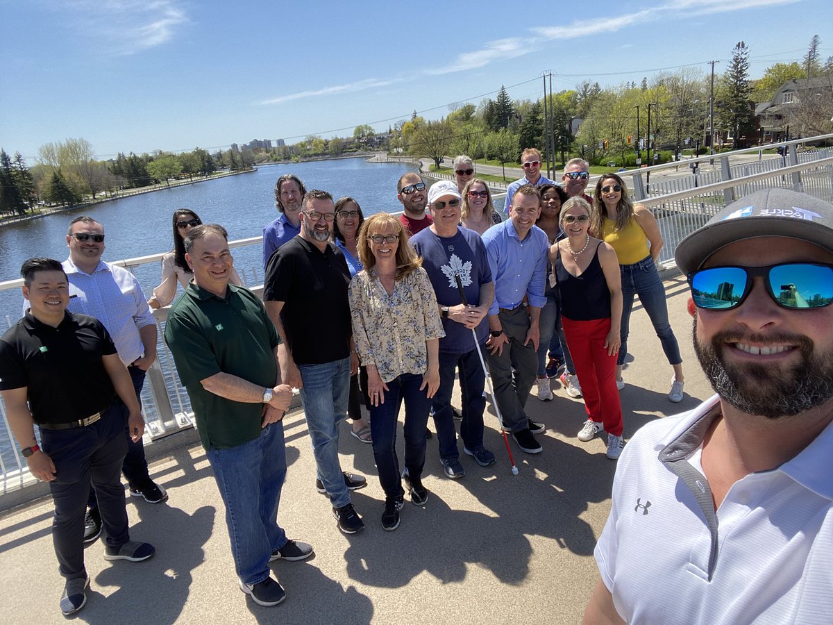 A beautiful day spent with the #OCE BM crew. Hard to believe it’s been 2 years! If there’s anything we’ve learned coming out of the pandemic, it’s the value of human connection &amp; wellness. That’s why we’ve incorporated #wellnesswalks into our DLTs <a href="/TaraLynnH_TD/">Tara-Lynn Hughes</a> <a href="/Nathalie_TD/">Nathalie Weiner</a>