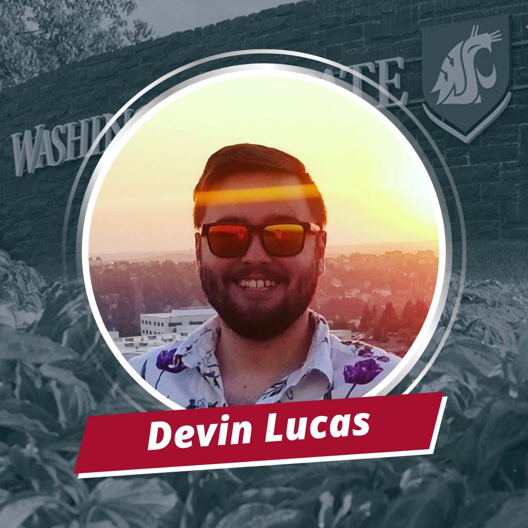 Congratulations to our graduating CFSL student staff assistant Devin Lucas! Devin is a Sport Management major from Spanaway, WA. He previously served as chapter president of <a href="/WSUFH/">FarmHouse at WSU</a> and has worked with us since Fall 2021!

We are so proud of all you have accomplished Devin! 🎉💯