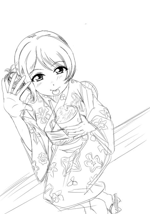 おはヨーソロー🫡🍧
時間切れで中途半端になちゃったけど
曜のつもりで描いてみました
今年も伊勢の花火はお休みのようです
夏の風物詩も少しずつ戻ってきてるようですがまだ時間かかりそうですね
浴衣は小学校の時織姫役の時と
日舞を少し習った時しか着たことないな

今日もよろしくお願いします🍊 