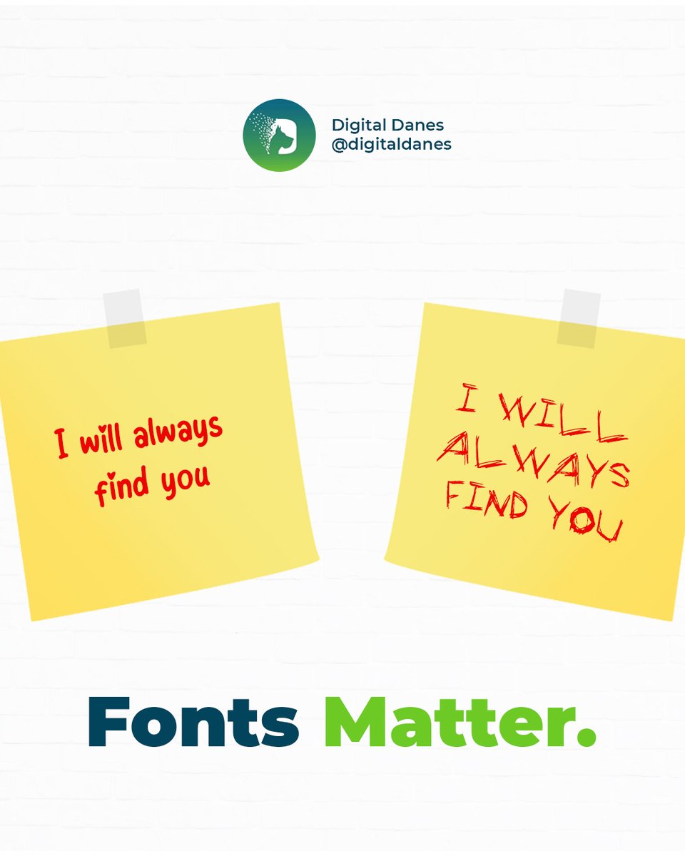 RT if you agree! 😭
It’s giving 𝗗𝗲𝗮𝗿 𝗝𝗼𝗵𝗻 vs. 𝗡𝗶𝗴𝗵𝘁𝗺𝗮𝗿𝗲 𝗼𝗻 𝗘𝗹𝗺 𝗦𝘁𝗿𝗲𝗲𝘁  😳

#fontsmatter #typography #digitaldanes #digitalmarketing