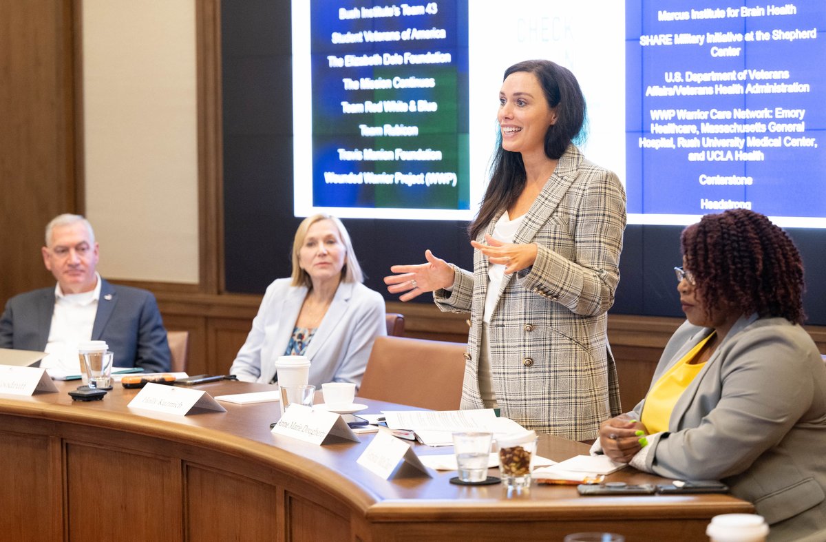 bwforg's tweet photo. 💡A great discussion today about the implications of psychedelic-assisted therapies for health and wellbeing in the military/veteran community. Special thanks to @TheBushCenter for co-hosting today's roundtable, and to all our expert attendees for joining us! https://t.co/HcuIg9rBer