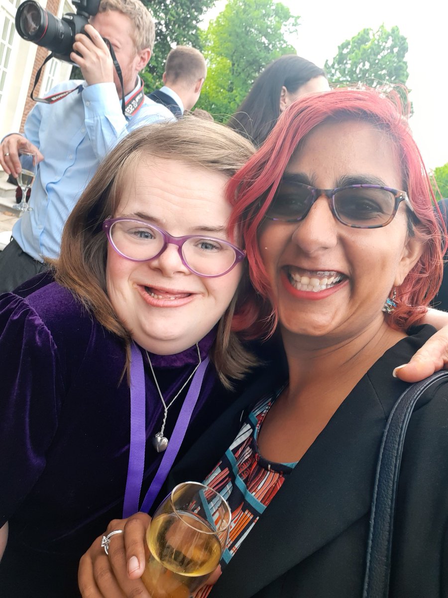 DrACthePompeyGP's tweet photo. @HeidiCrowter95 so lovely to see you again yesterday at the fabulous celebration for #DownSyndromeAct on the terrace of the beautiful #WinfieldHouse.
@NDSPolicyGroup https://t.co/5p0wKu43MJ