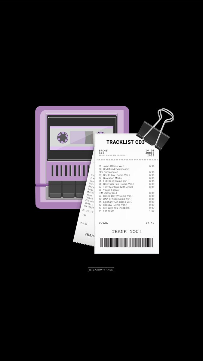 ilban7ang's tweet photo. #TracklistCD3 #BTS_Proof
— edit 
#BTSARMY #BTS
@BTS_twt https://t.co/wG1JbQtDP5