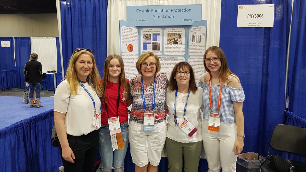 Team Ireland 🇮🇪☘ at Regeneron ISEF 2022, Atlanta. We are so excited to be there in person. <a href="/Regeneron/">Regeneron</a> #regeneronisef <a href="/TUS_ie/">Technological University of the Shannon</a> <a href="/Noreen__Morris/">Noreen Morris</a> <a href="/CatrinaHeffern1/">Catrina Heffernan</a> @scienceirel <a href="/Society4Science/">Society for Science</a> <a href="/BroadcomSTEM/">Broadcom Foundation</a>