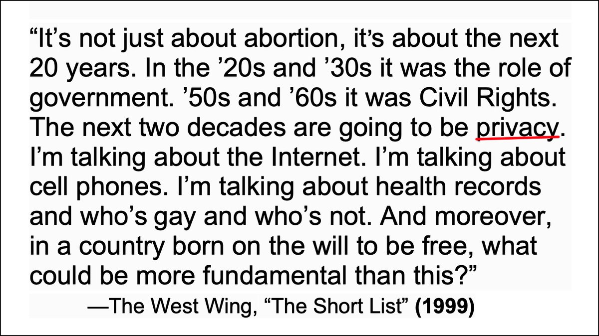 <a href="/EvanMcMullin/">Evan McMullin</a> From an episode about selecting a new SCOTUS nominee from The West Wing, 1999:
youtube.com/watch?v=pj4Pwy…