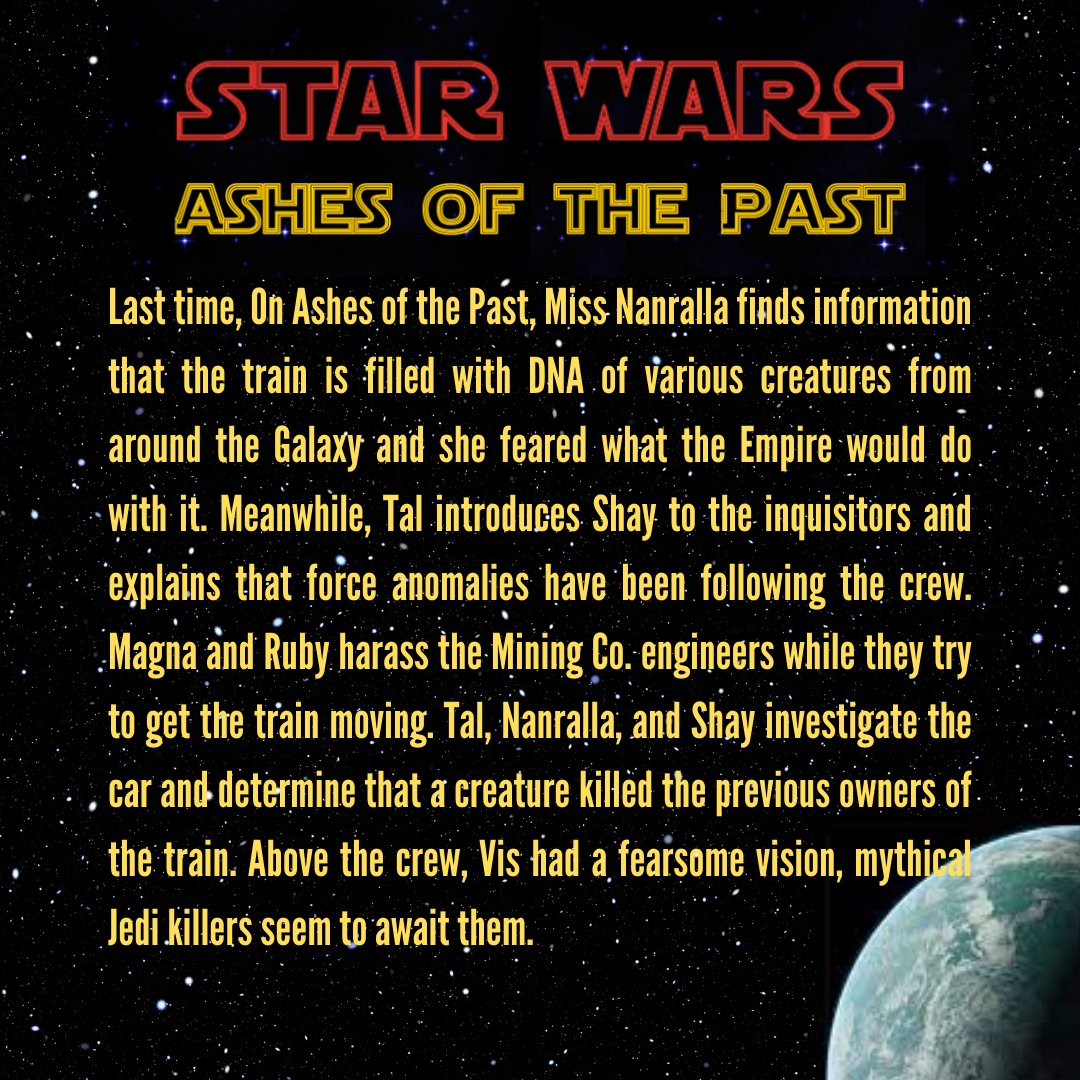 AZAStarWars's tweet photo. Now live on https://t.co/WY033Xwoms. Star Wars Edge of the Empire: Ashes of the Past- Episode 53! #StarWars #tabletopgaming #extralife #twitchtv https://t.co/xgLVvj3iHC