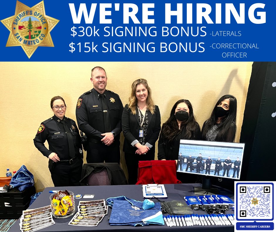 San Mateo County S.O on Twitter: "We are hiring! Apply today! The San Mateo County Sheriff's