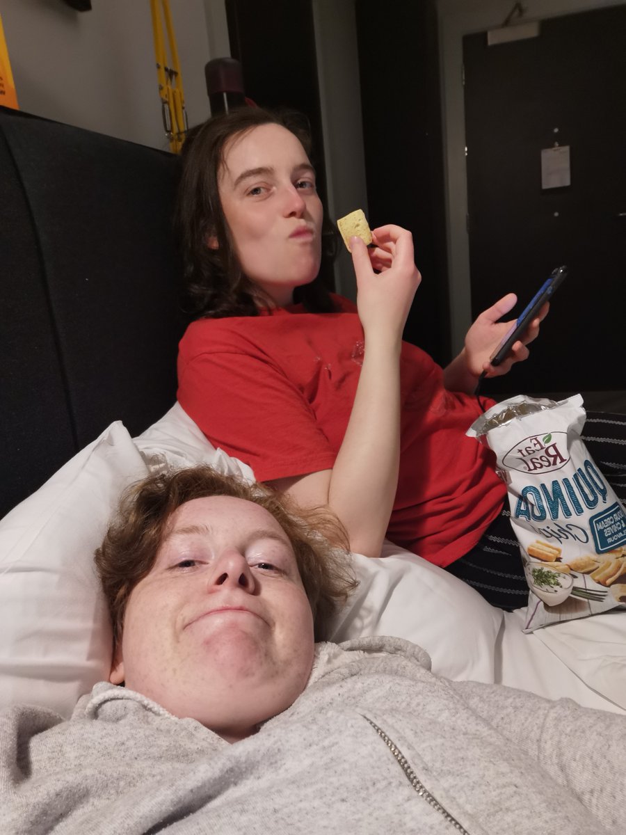 May have had a bit too much fun <a href="/NADDPod/">Not Another D&D Podcast</a> live show tonight and got stranded in Dublin but the absolute girlies <a href="/Staycity/">Staycity Aparthotels</a> got our backs ♥