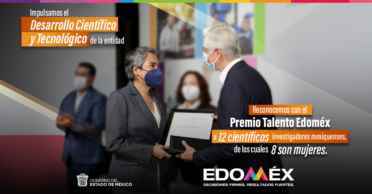 Edomex's tweet photo. Fortalecemos la educación superior y el desarrollo científico estatal, a través de la entrega del Premio #TalentoEdoméx 2021.
¡Felicidades a las y los ganadores! https://t.co/peQphyxM8a