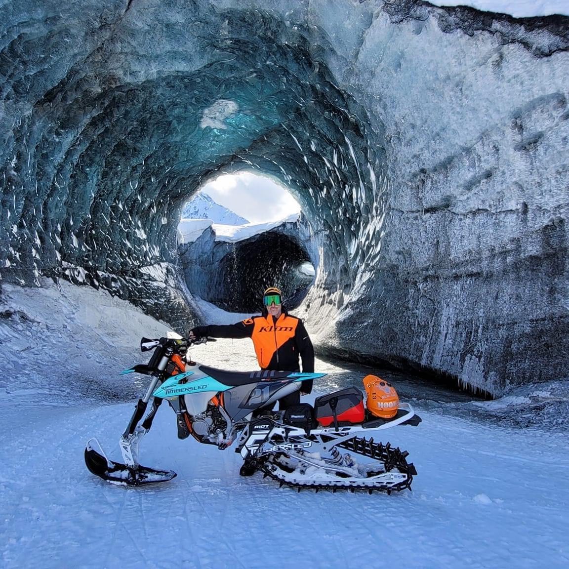 It's amazing where a Timbersled can take you 🤩 (Credit: Ralph Moore)