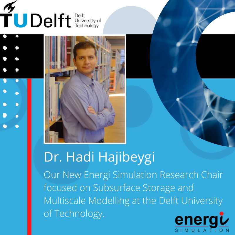 EnergiSim's tweet photo. We are excited to announce our new ES Research Chair, Dr. Hadi Hajibeygi, and the newly established Energi Simulation Centre for GeoEnergy at TU Delft!

View the official announcement: https://t.co/gsfy5hdh57 https://t.co/dW23fMaP9A