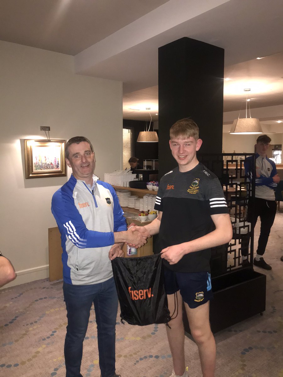 The Fiserv man of the match was presented by Brian Fogarty to Paddy McCormack after this evenings game
