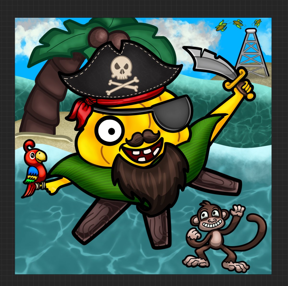 The BITCORN Courier. tweet media