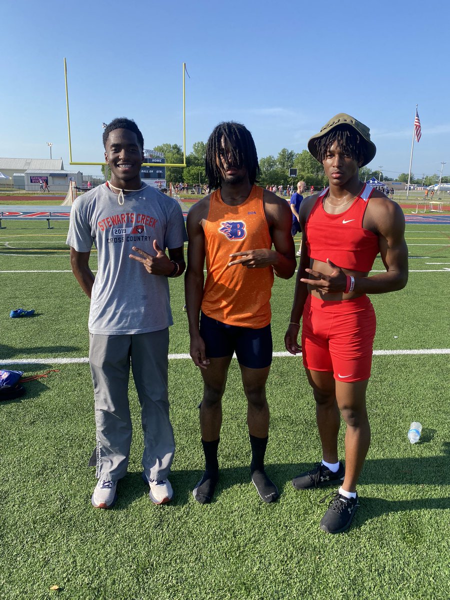 Congratulations <a href="/MaynardNaiden/">Naiden Maynard</a>, <a href="/NigelMaynard10/">Nigel Maynard</a>, and <a href="/YoungGuyon/">Montreal Jackson</a> on qualifying for State!!! You lowered your PRs and ran a seasonal best. Proud of you guys!! #trackandfield #mysons #nephew #family #400 #4x4