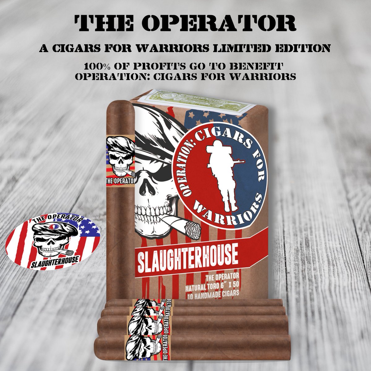 Coming Soon, to a Cigars For Warriors donation center near you.

Retailers, setup your account today at Phillips &amp; King and get registered as a #CFW donation center so you can get this special limited-edition #cigar to support our troops!