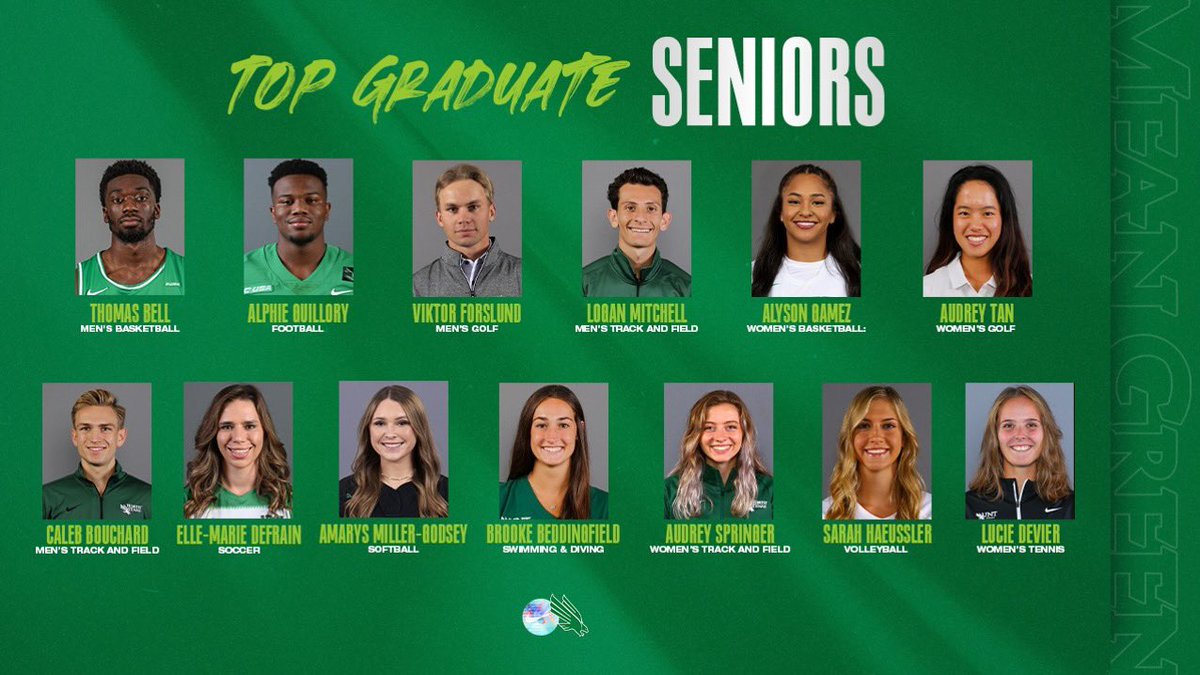 MGAcademics's tweet photo. Congratulations to our Top Graduates‼️ We are so proud of all their hard work 🦅  #gmg #untathletics https://t.co/eLwgP90Gep
