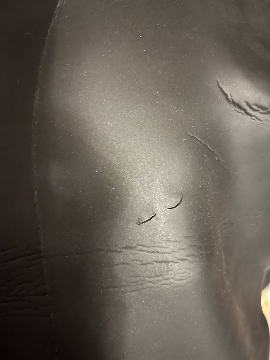 Deanowhitt's tweet photo. @sportsshoes_com Received two different wetsuits and one of them is damaged either in transit or from a previous try on. I’m probably keeping the other one though and return this one for a refund but just didn’t want you thinking I caused the damage. https://t.co/q6nBCXyksP